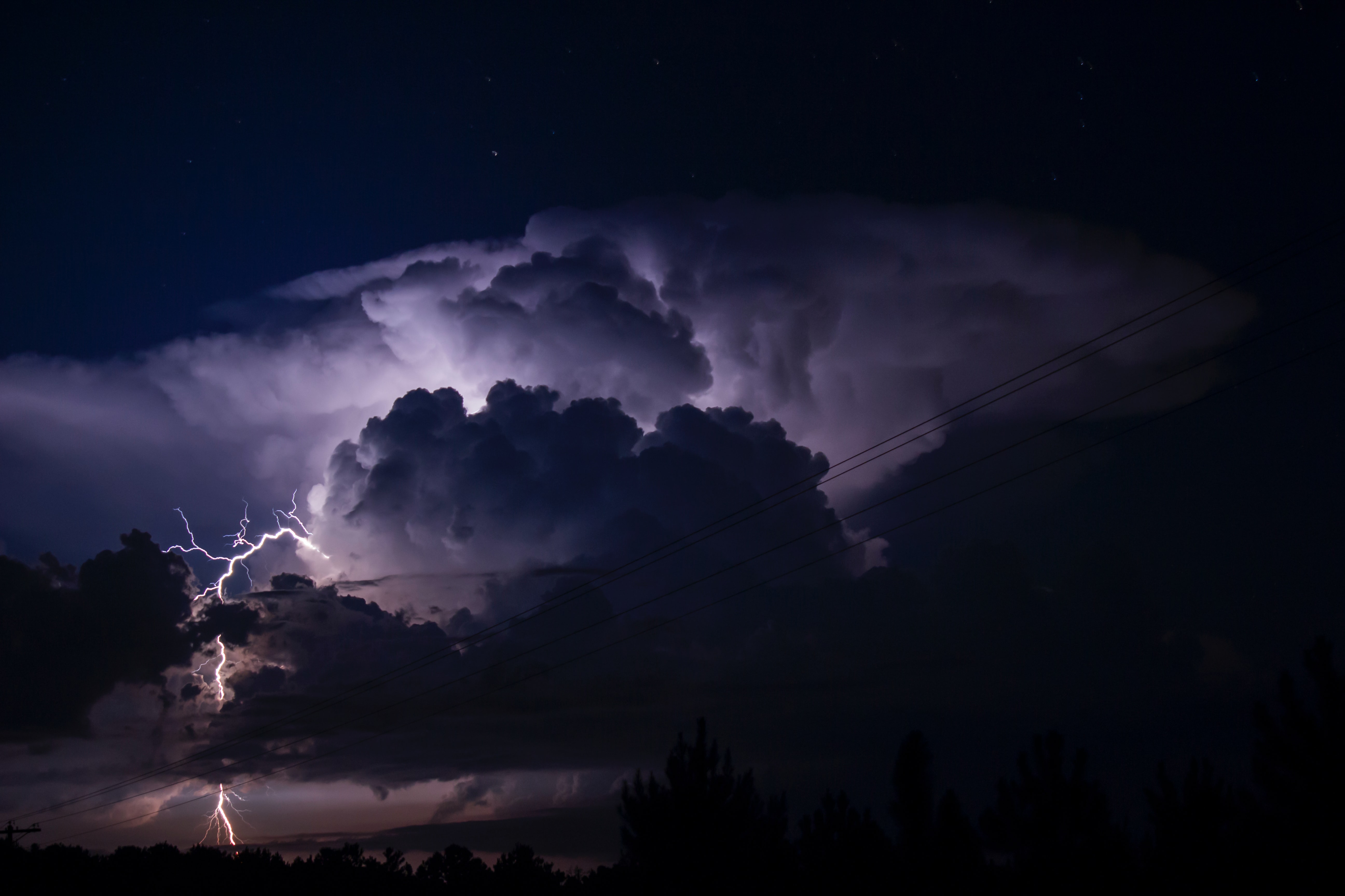 dark stormy clouds